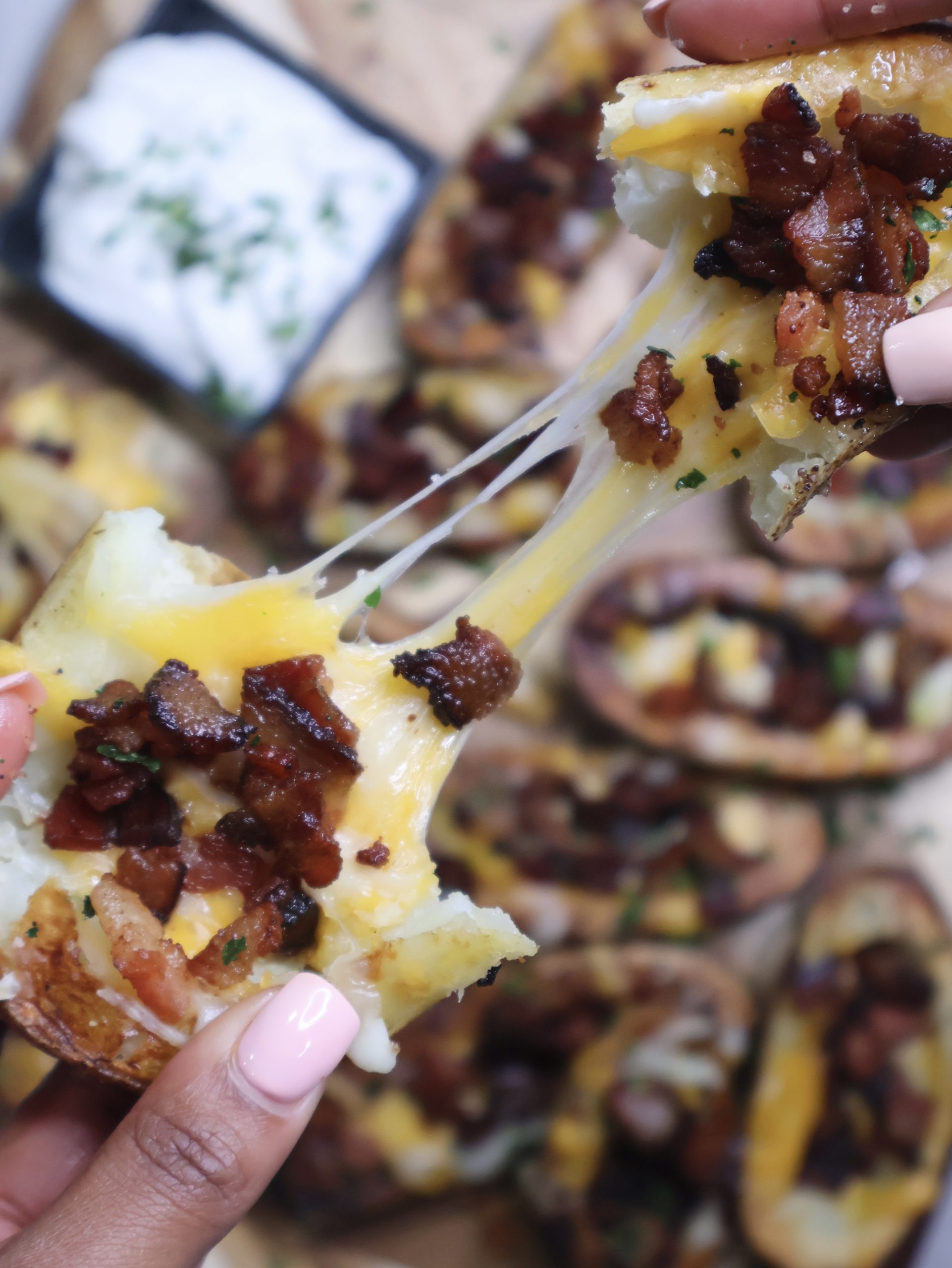 CookjngMama - Crispy Oven Baked Potato Skins