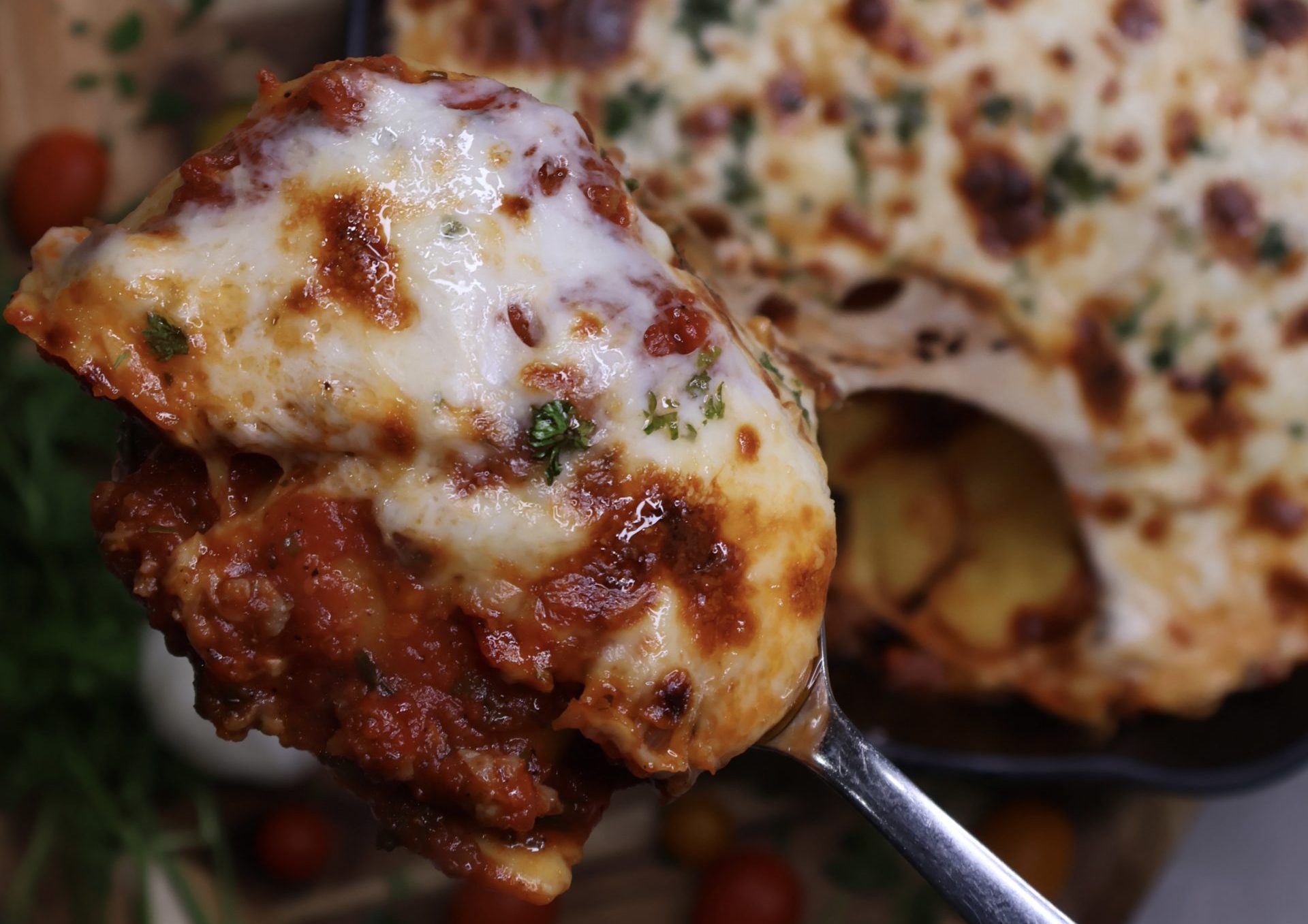 Cheesy Baked Ravioli