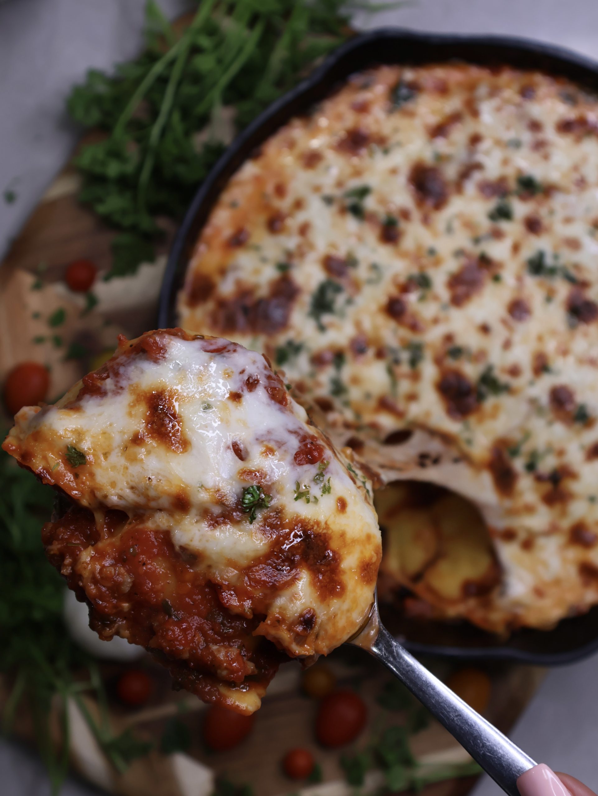 CookjngMama - Cheesy Baked Ravioli