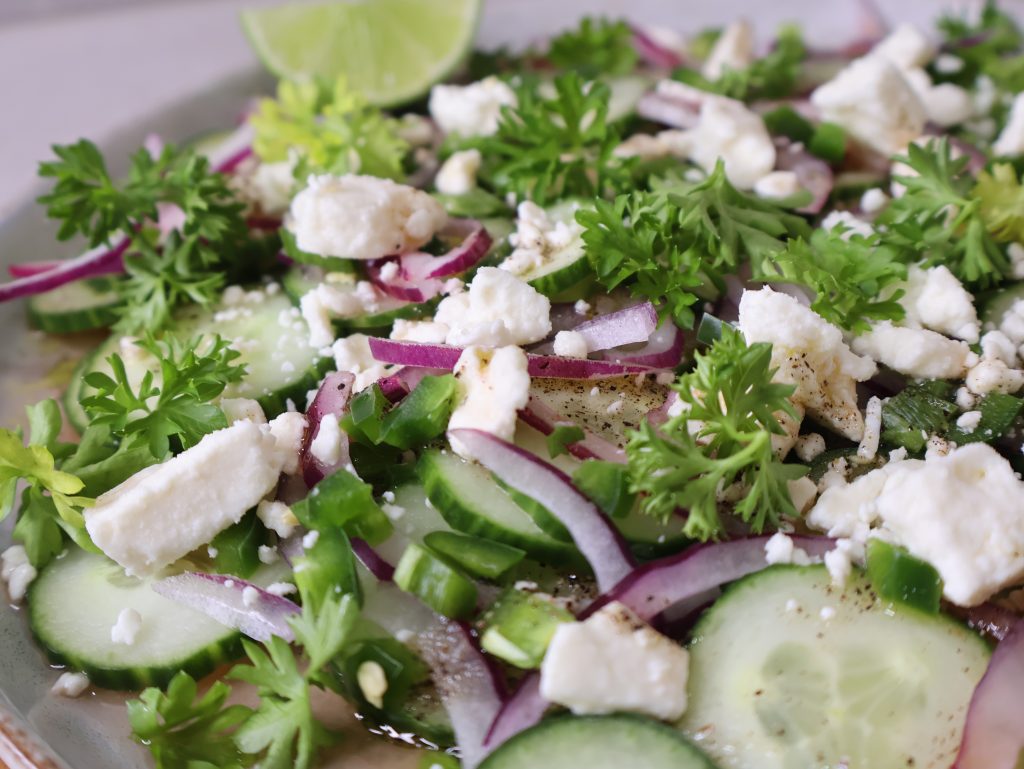 CookjngMama - Peruvian Cucumber Salad