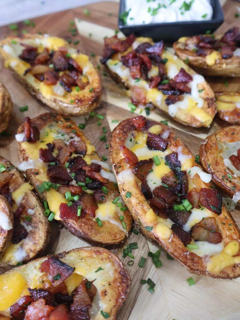 CookjngMama - Crispy Oven Baked Potato Skins