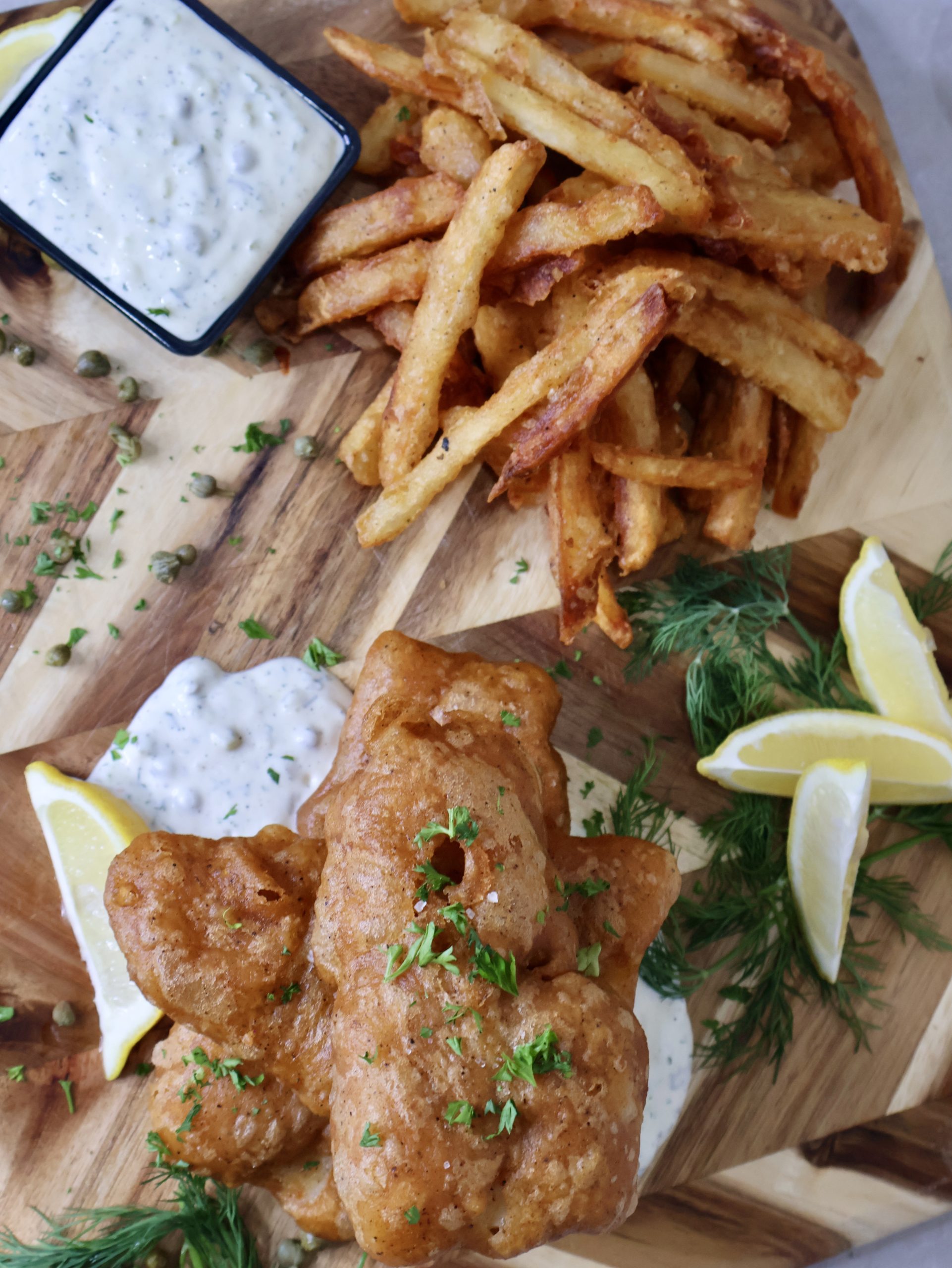 Cookjngmama - perfect fried Cod and crispy french fries