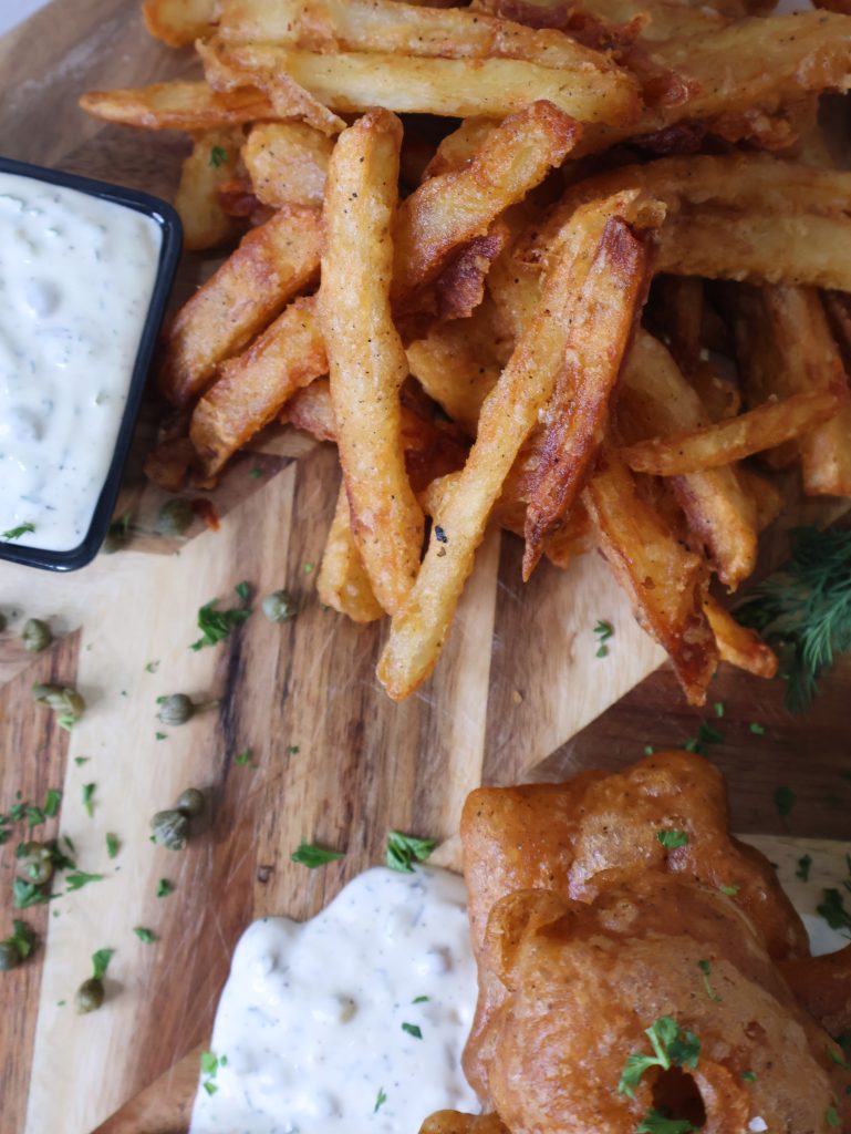 CookjngMama - Fried Cod Fish and French Fries