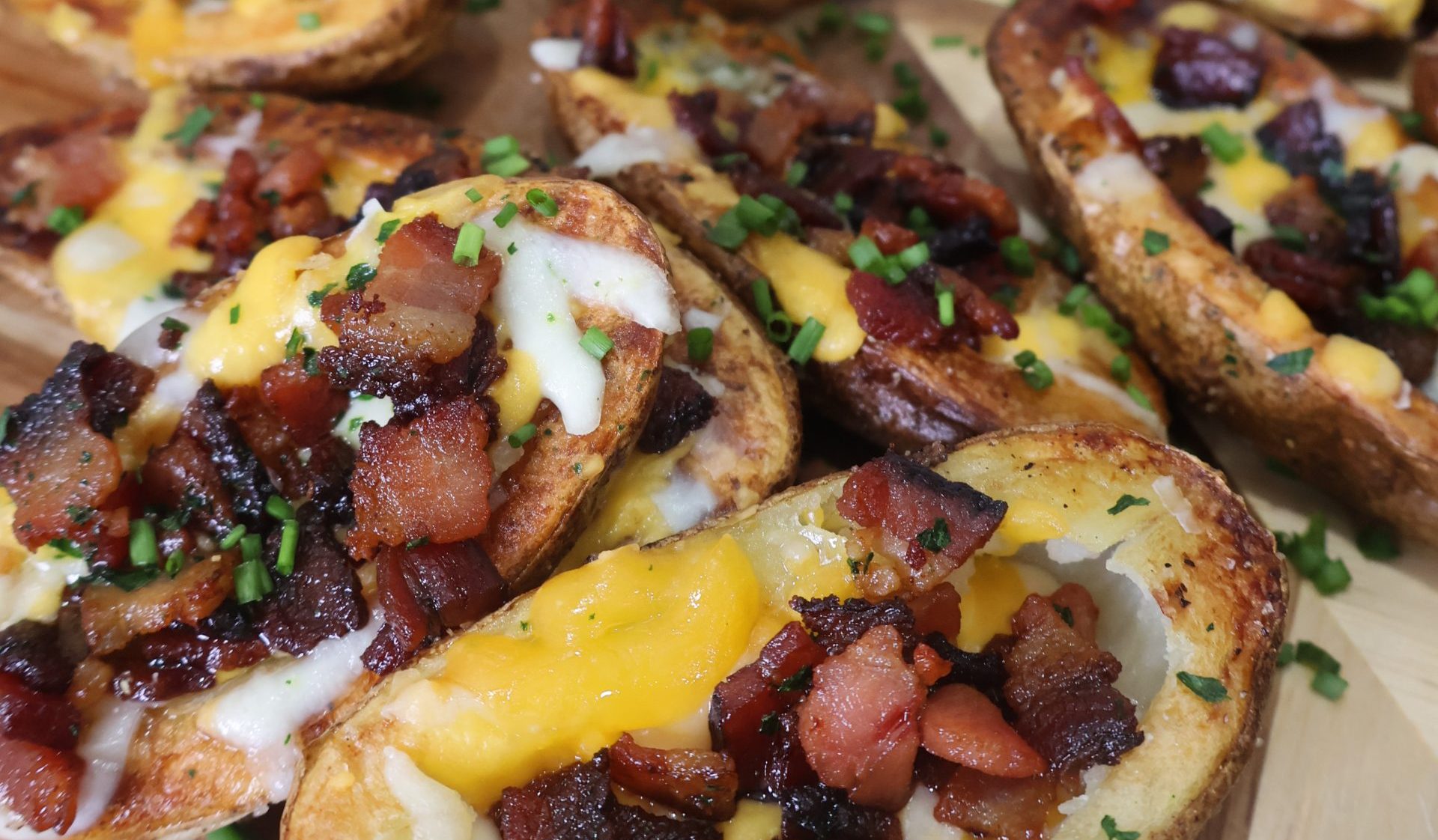 Crispy Oven Baked Potato Skins