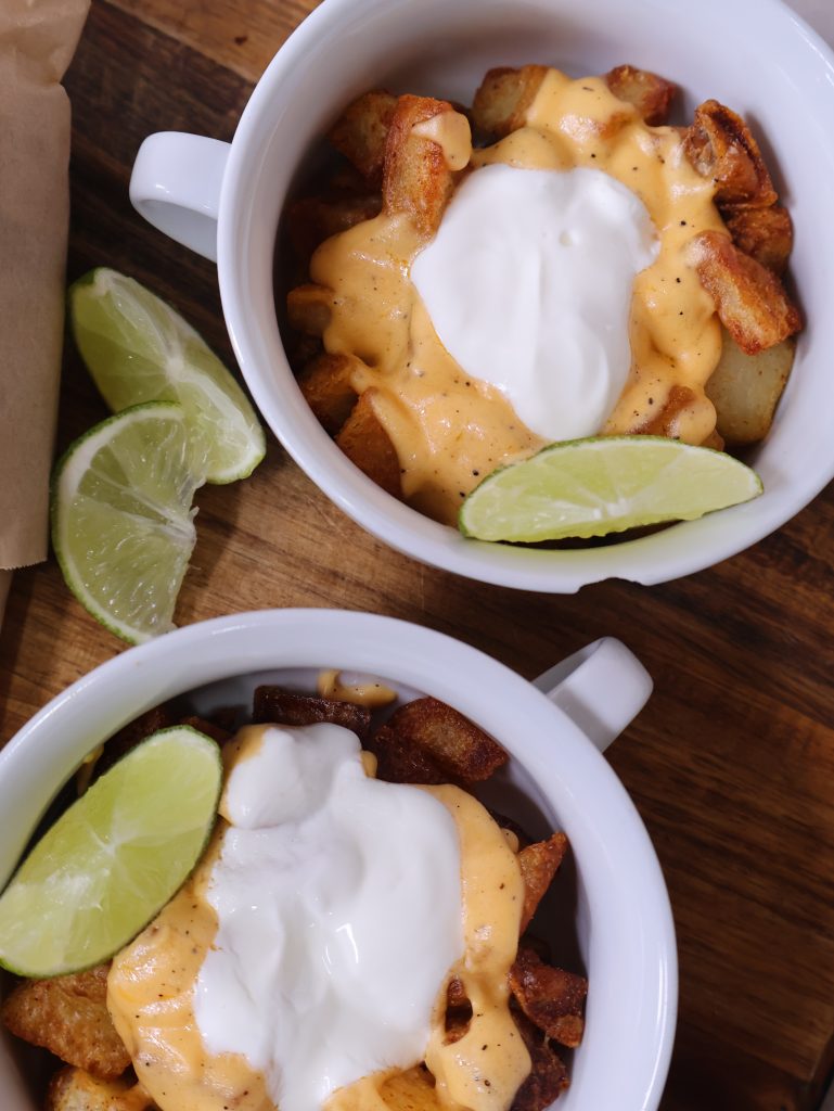 Cookjngmama - Copycat Taco Bell Cheesy Fiesta Potatoes