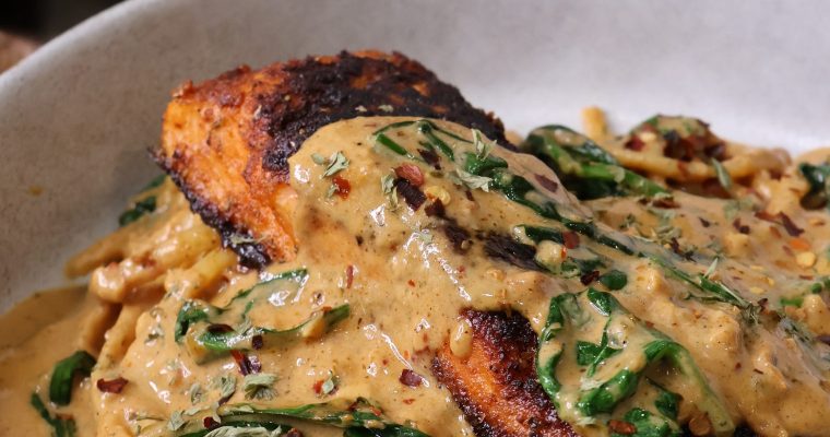 Creamy Marry Me Salmon Pasta