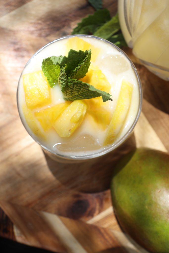 CookjngMama - Creamy Pineapple-Mango Lemonade