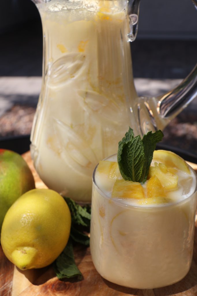 CookjngMama - Creamy Pineapple-Mango Lemonade