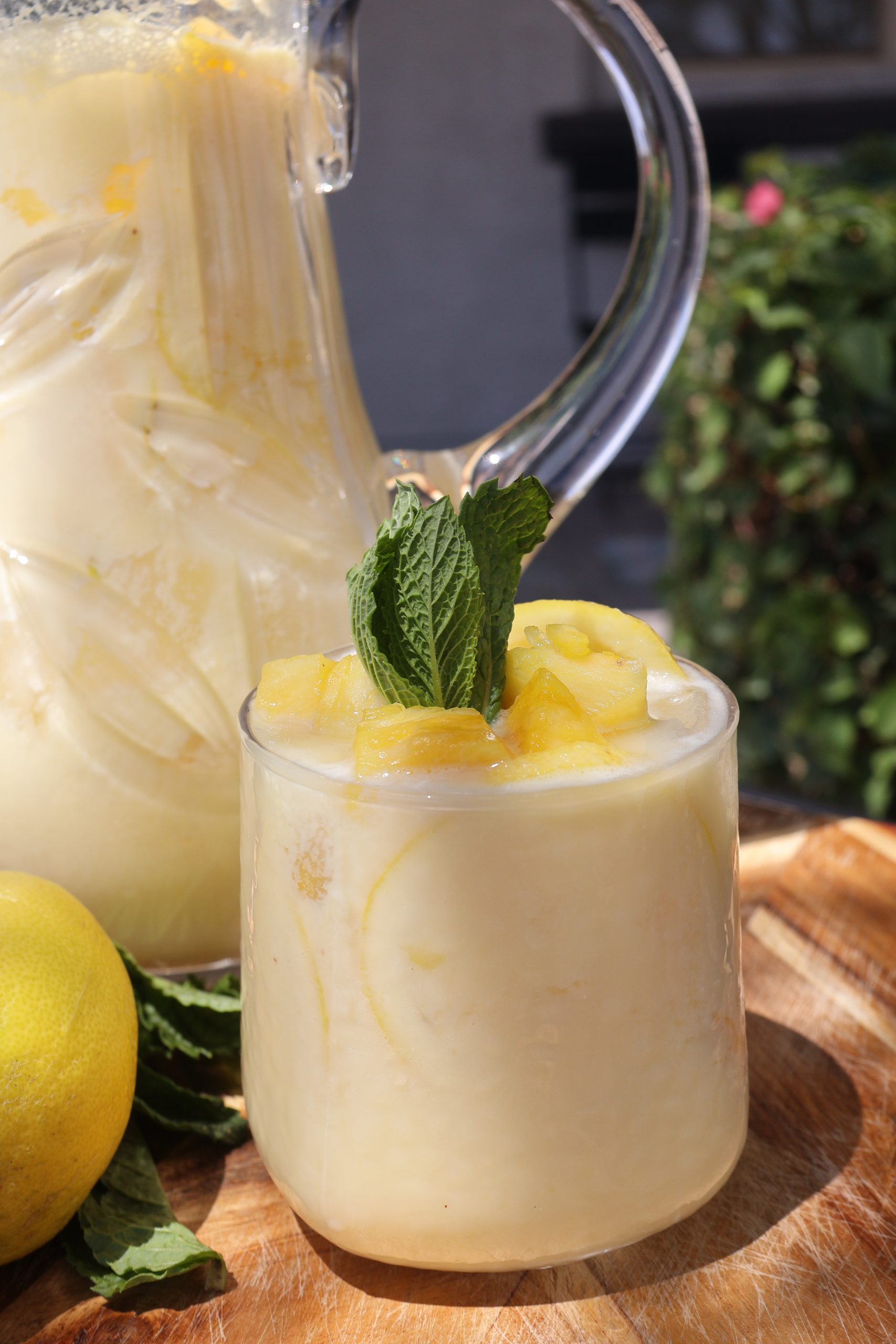 CookjngMama - Creamy Pineapple-Mango Lemonade