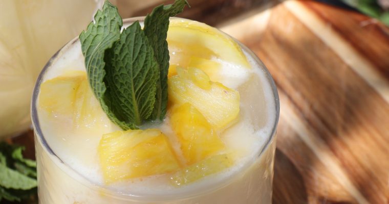 Creamy Pineapple-Mango Lemonade